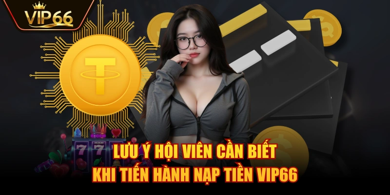 Lưu ý hội viên cần biết khi tiến hành nạp tiền VIP66